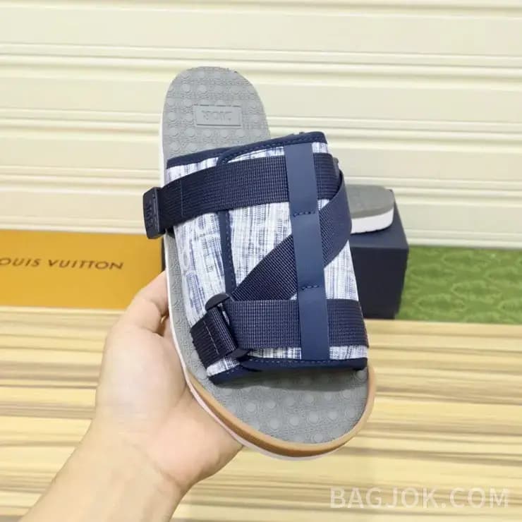 디올 디올 알파 샌들 오블리크 자카드 상세 이미지