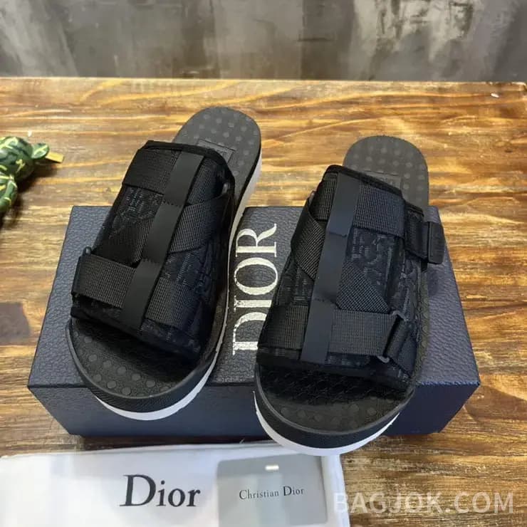 디올 디올 알파 샌들 오블리크 자카드 상세 이미지