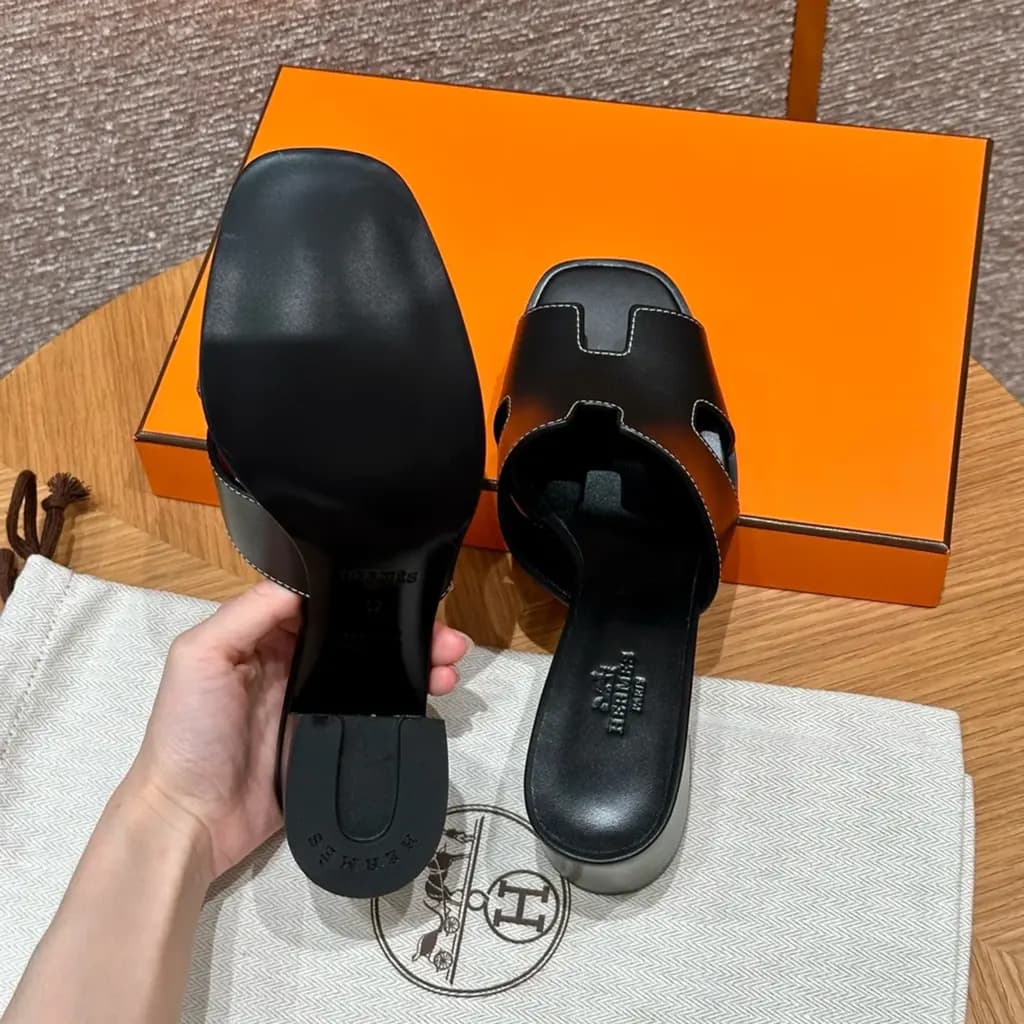 에르메스 에르메스 헬리아 60 슬리퍼 (카프스킨) 상세 이미지