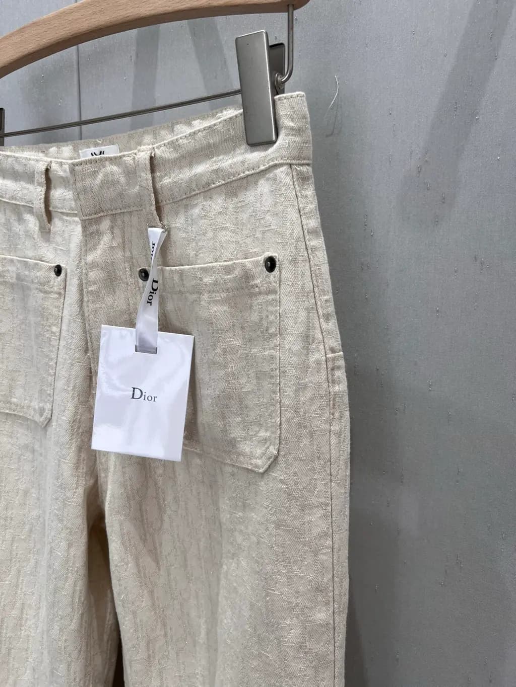 디올 DIOR 오블리크 모노그램 데님 팬츠 상세 이미지