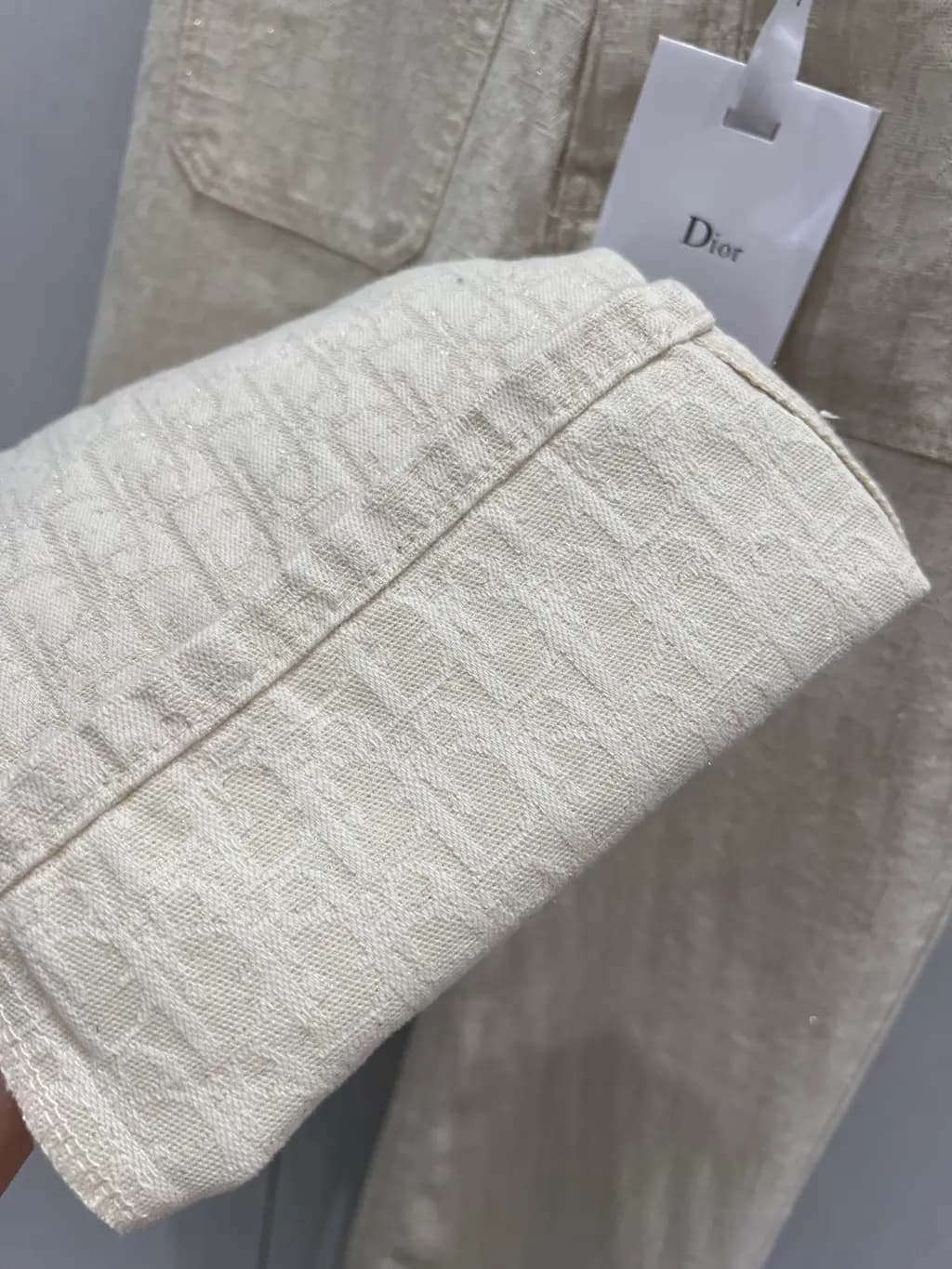 디올 DIOR 오블리크 모노그램 데님 팬츠 상세 이미지