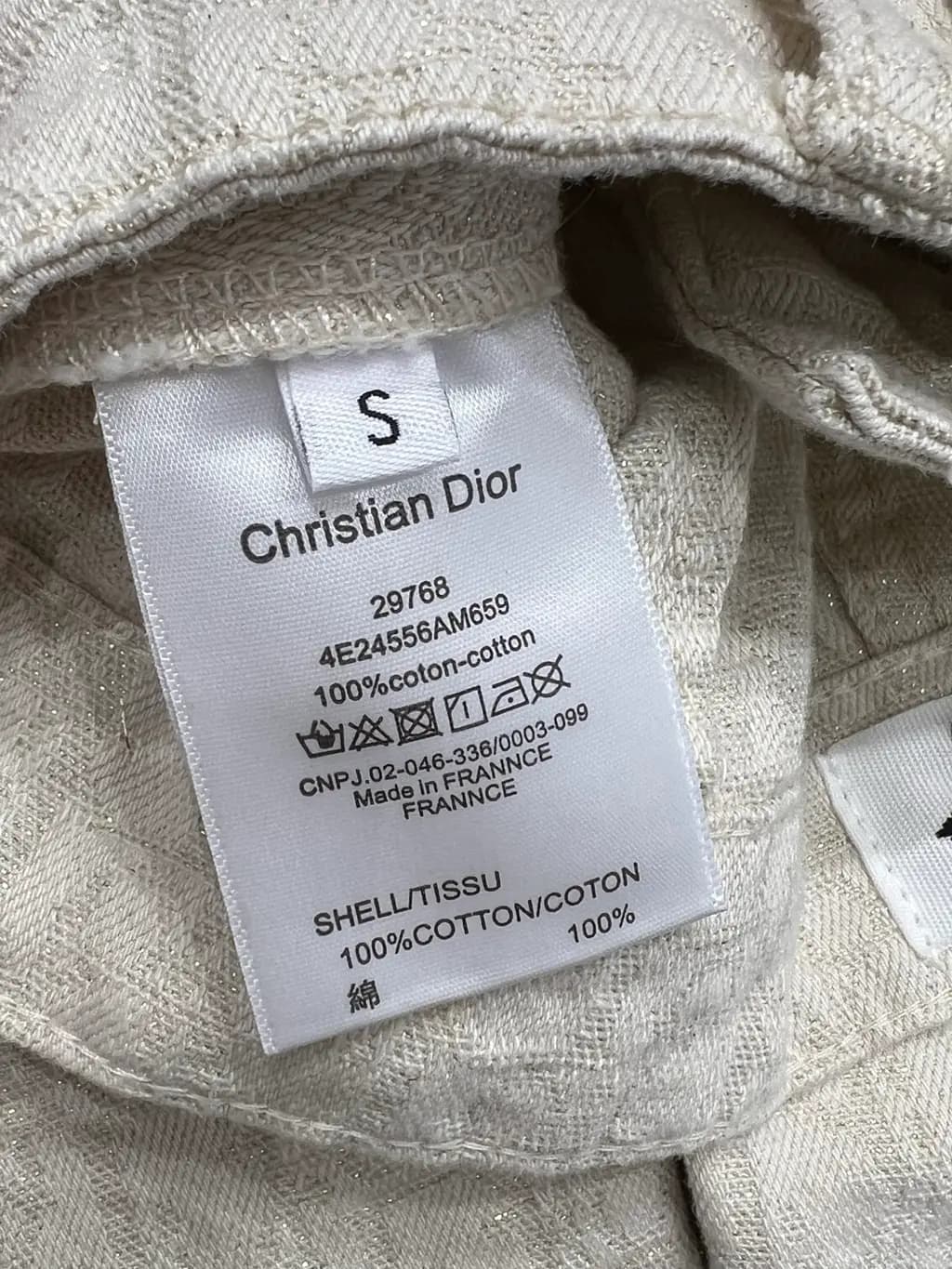 디올 DIOR 오블리크 모노그램 데님 팬츠 상세 이미지