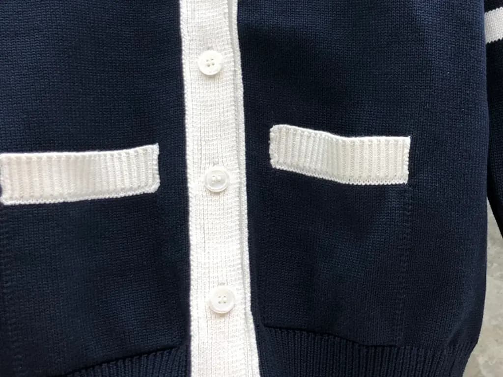 톰브라운 THOM BROWNE 닥스훈트 인타르시아 가디건 상세 이미지