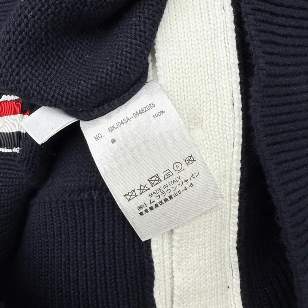 톰브라운 THOM BROWNE 닥스훈트 인타르시아 가디건 상세 이미지