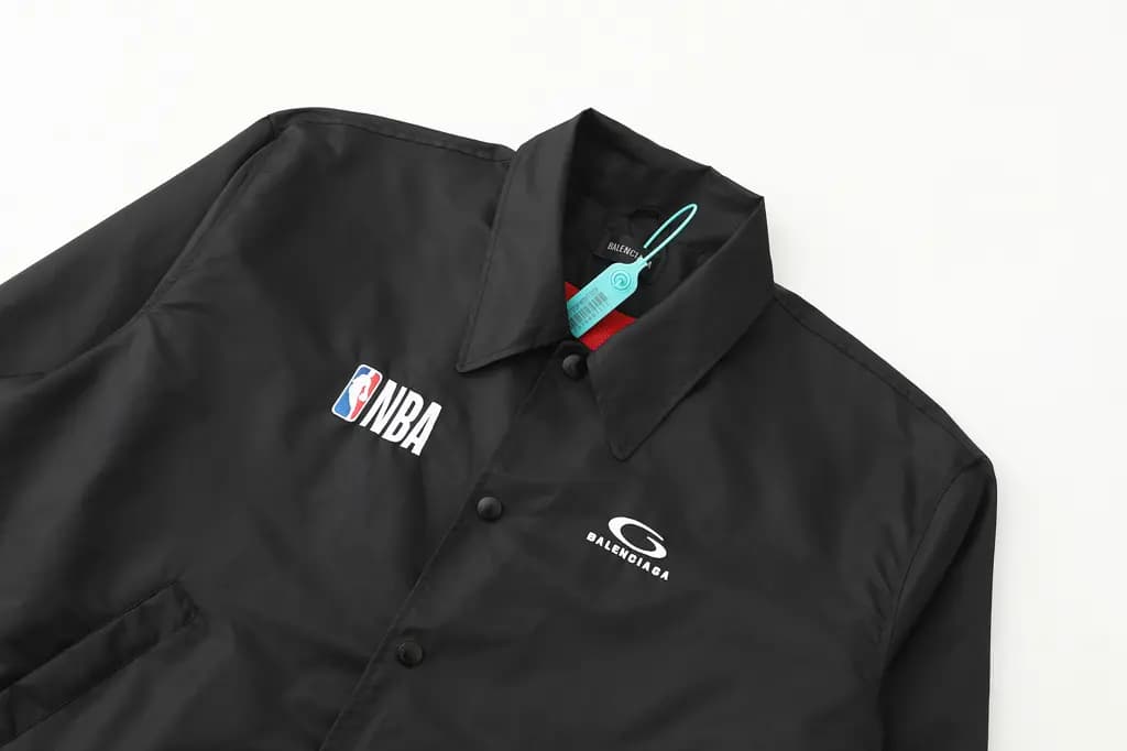 발렌시아가 BALENCIAGA NBA 코치 재킷 상세 이미지