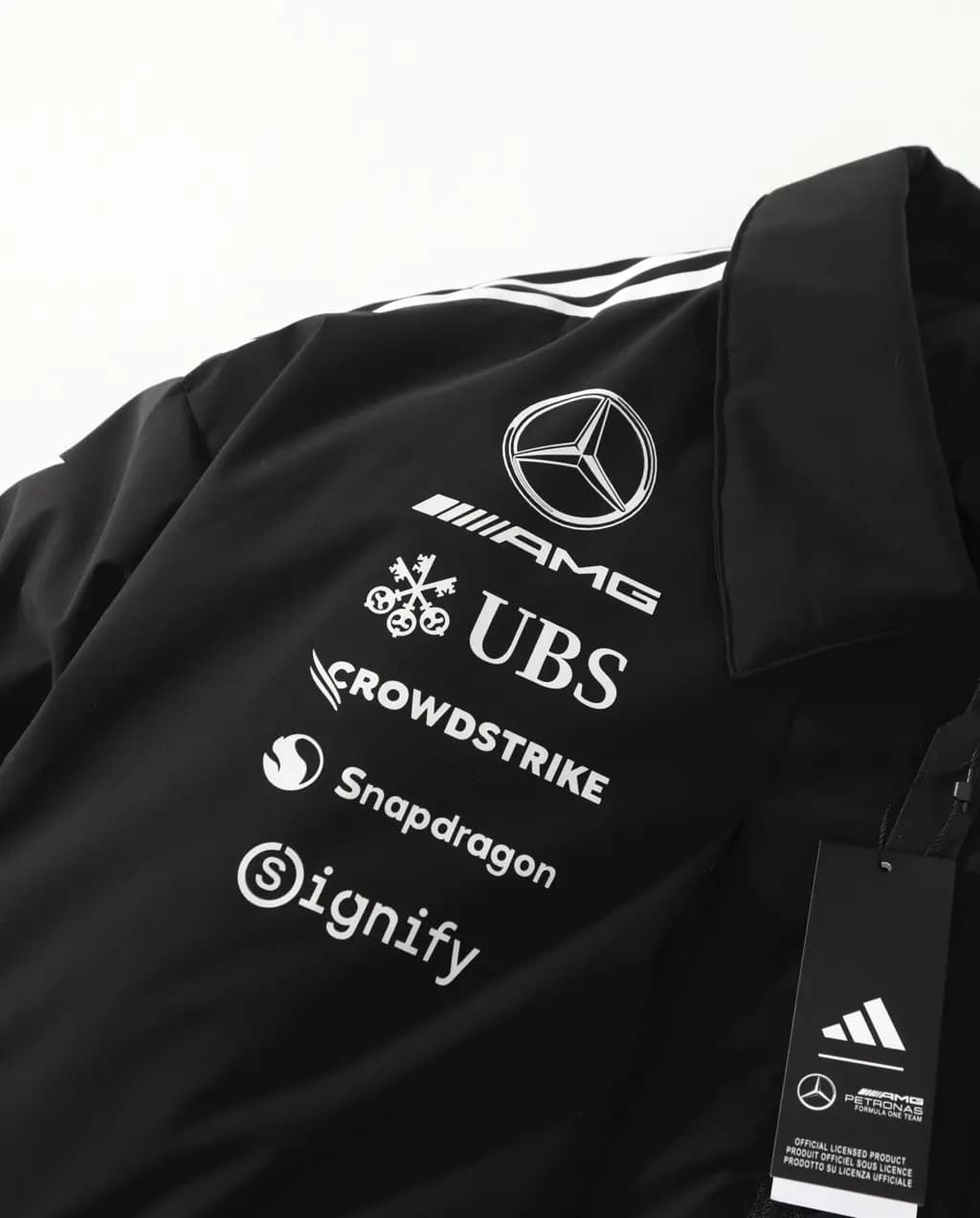 아디다스 ADIDAS x Mercedes-AMG PETRONAS F1 Team 재킷 상세 이미지