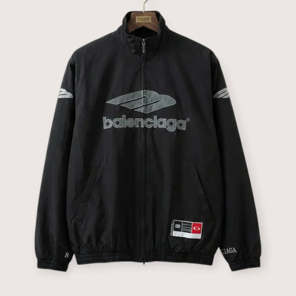 BALENCIAGA Big Logo Windbreaker Jacket