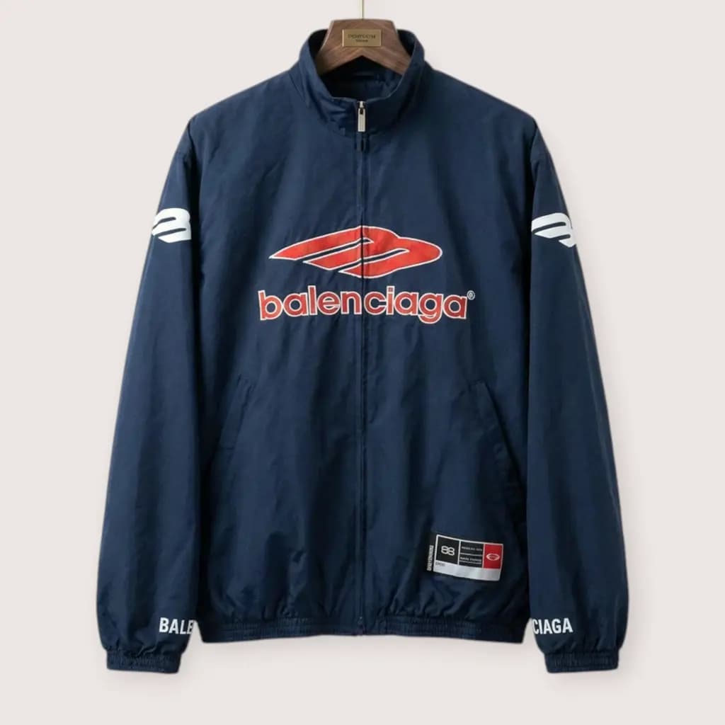 BALENCIAGA Big Logo Windbreaker Jacket