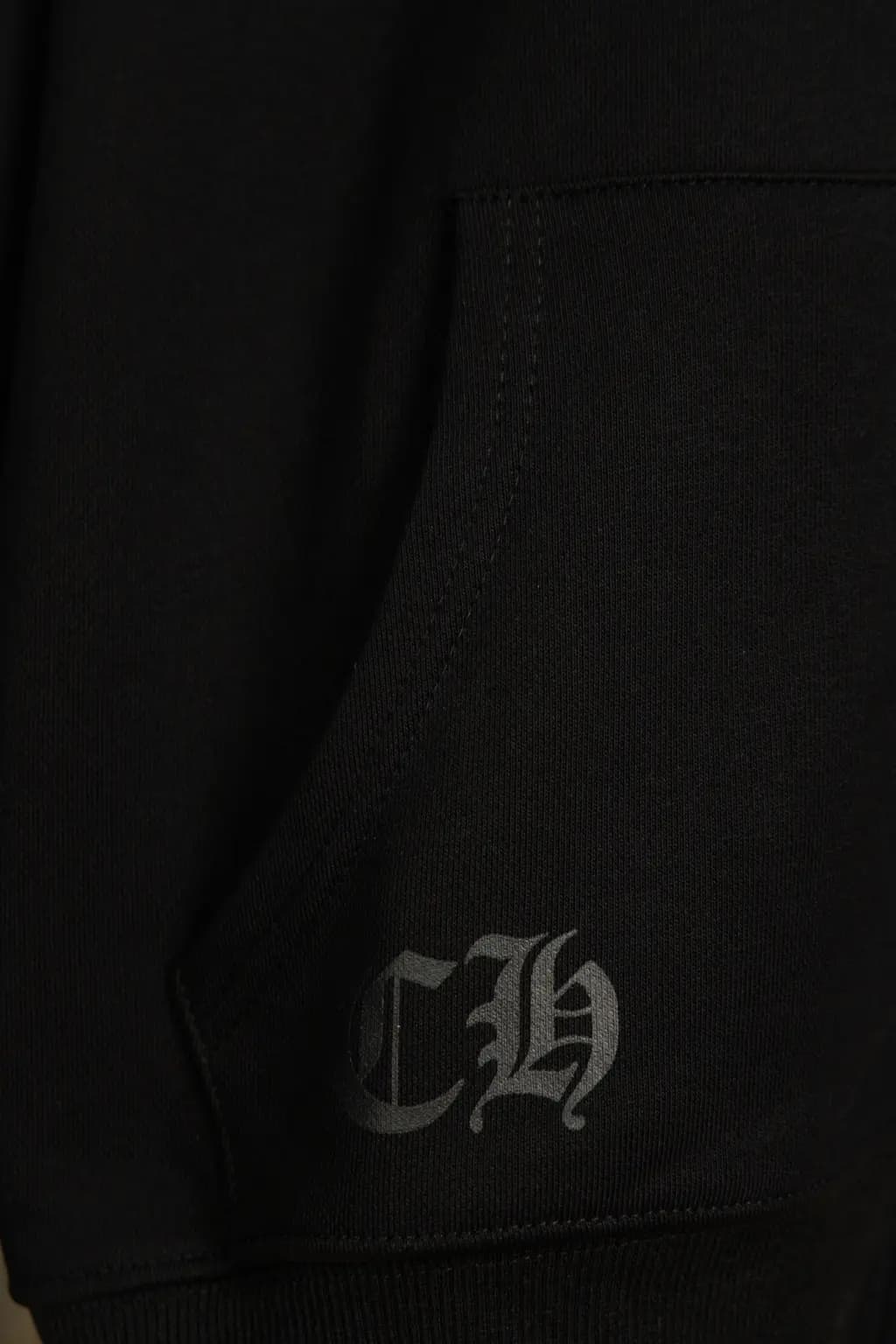 null CHROME HEARTS 그래피티 크로스 집업 후드 상세 이미지