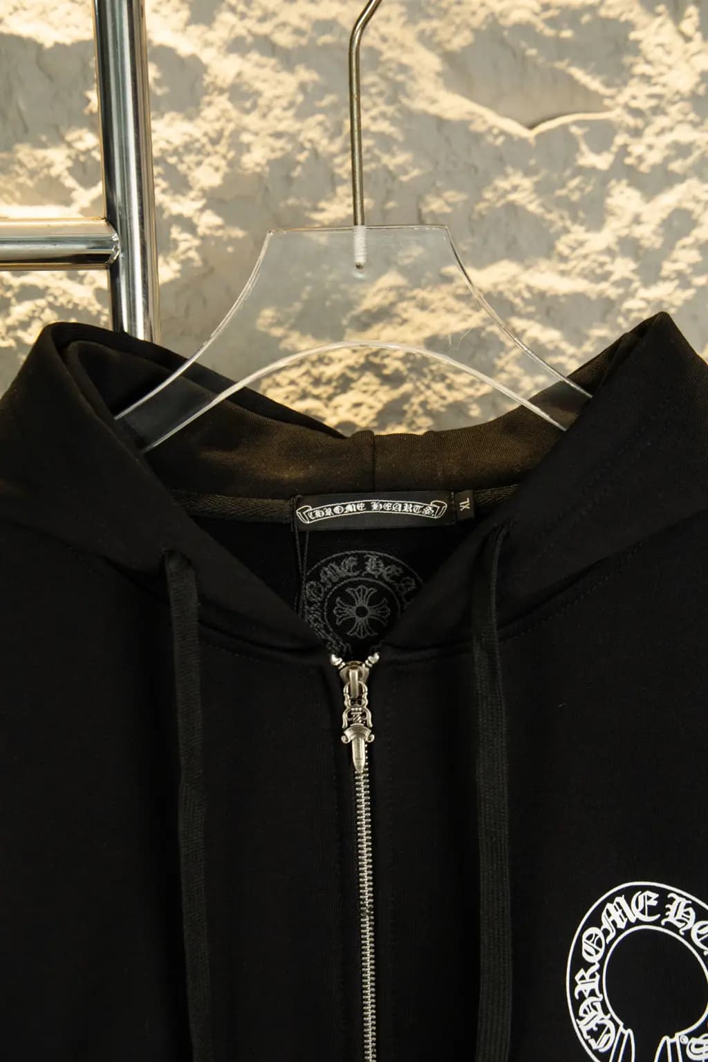크롬하츠 CHROME HEARTS 서클 로고 집업 후드 상세 이미지