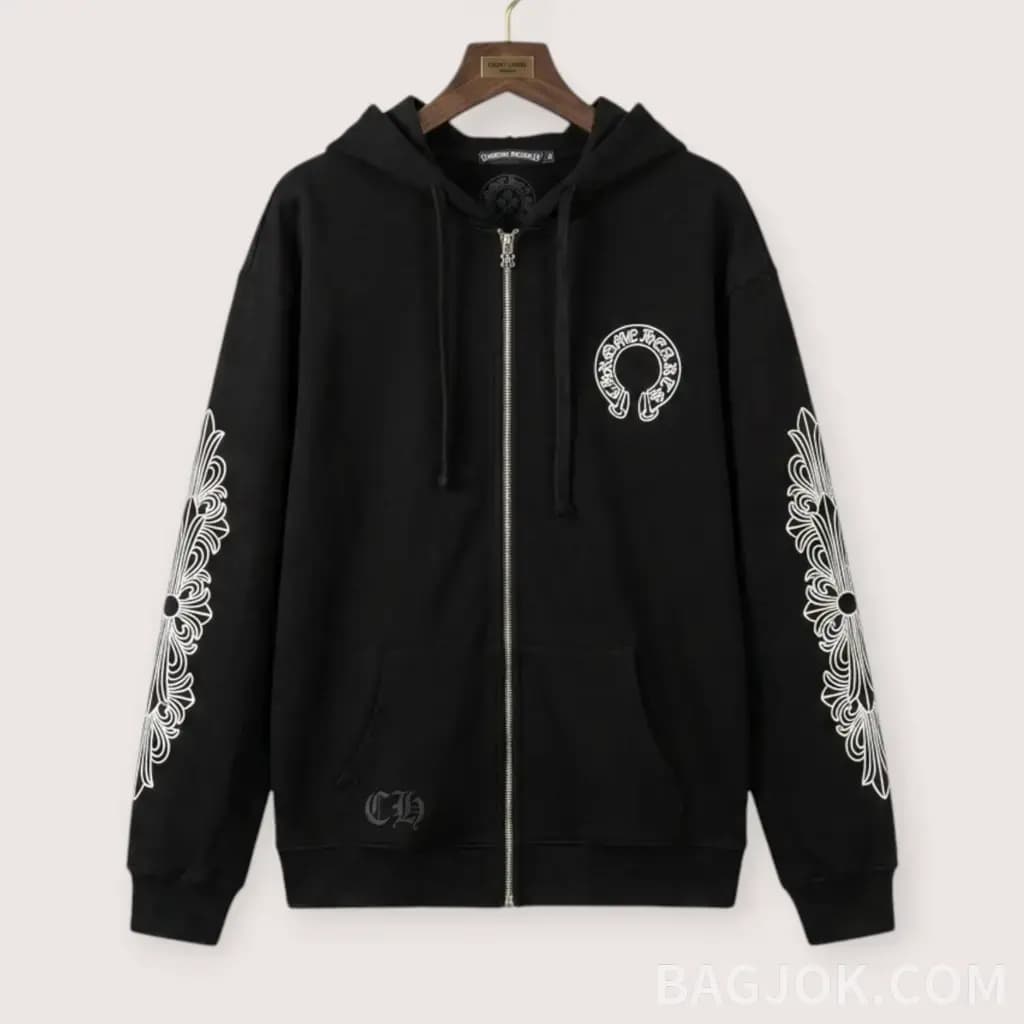 CHROME HEARTS 서클 로고 집업 후드_대표이미지