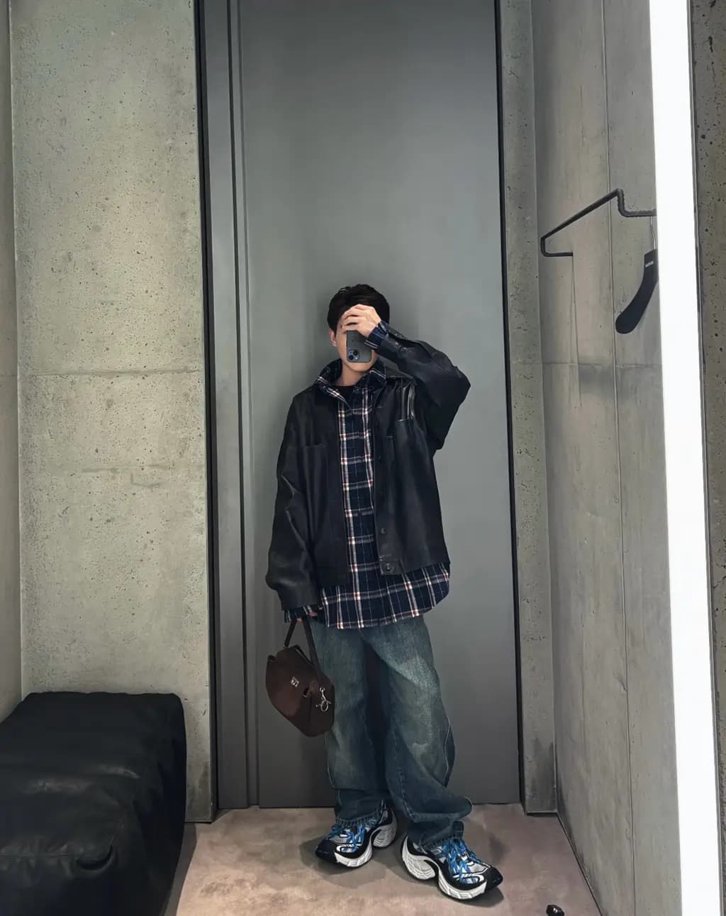 발렌시아가 BALENCIAGA 페이크 투피스 데님 자켓 상세 이미지