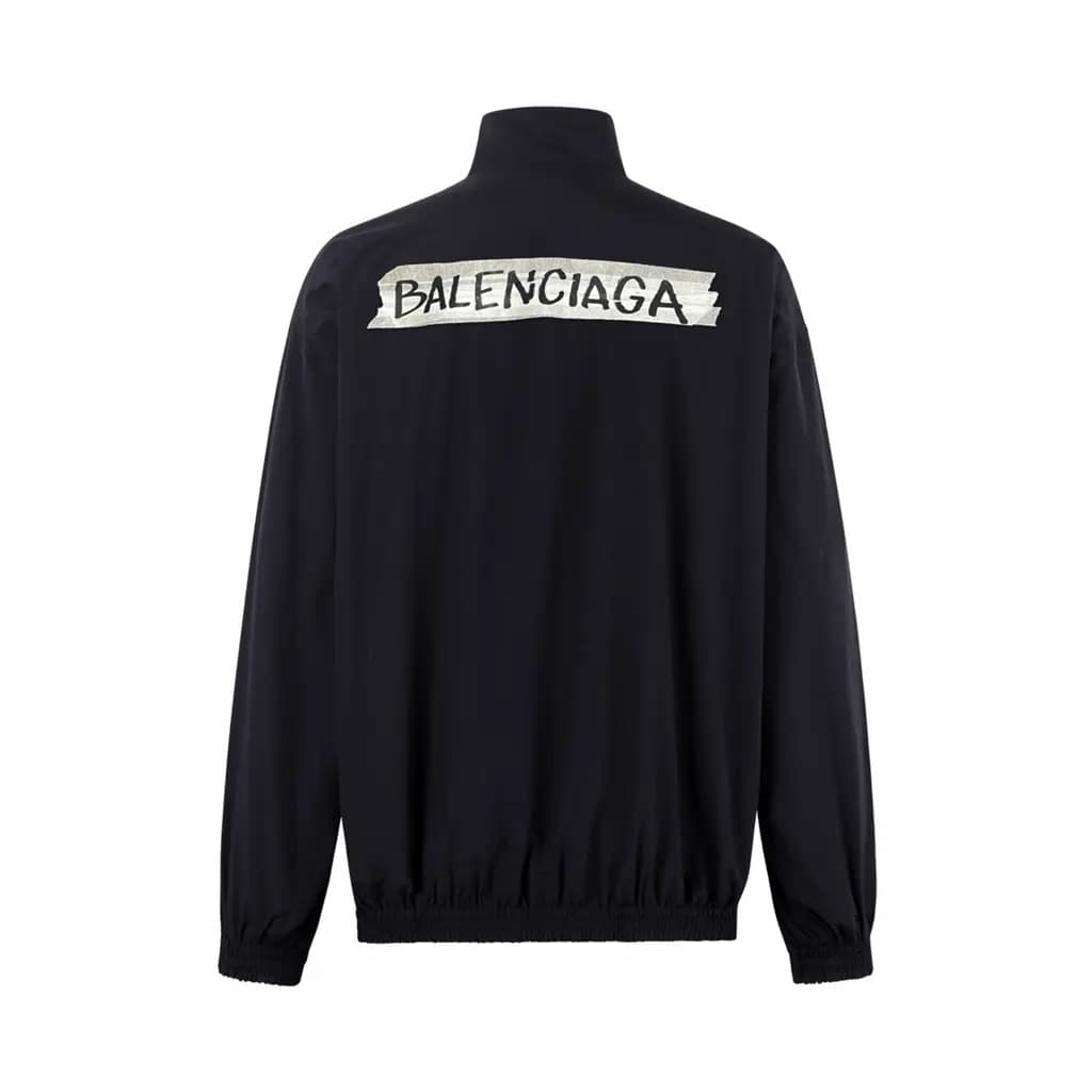 발렌시아가 BALENCIAGA 테이프 로고 집업 자켓 상세 이미지