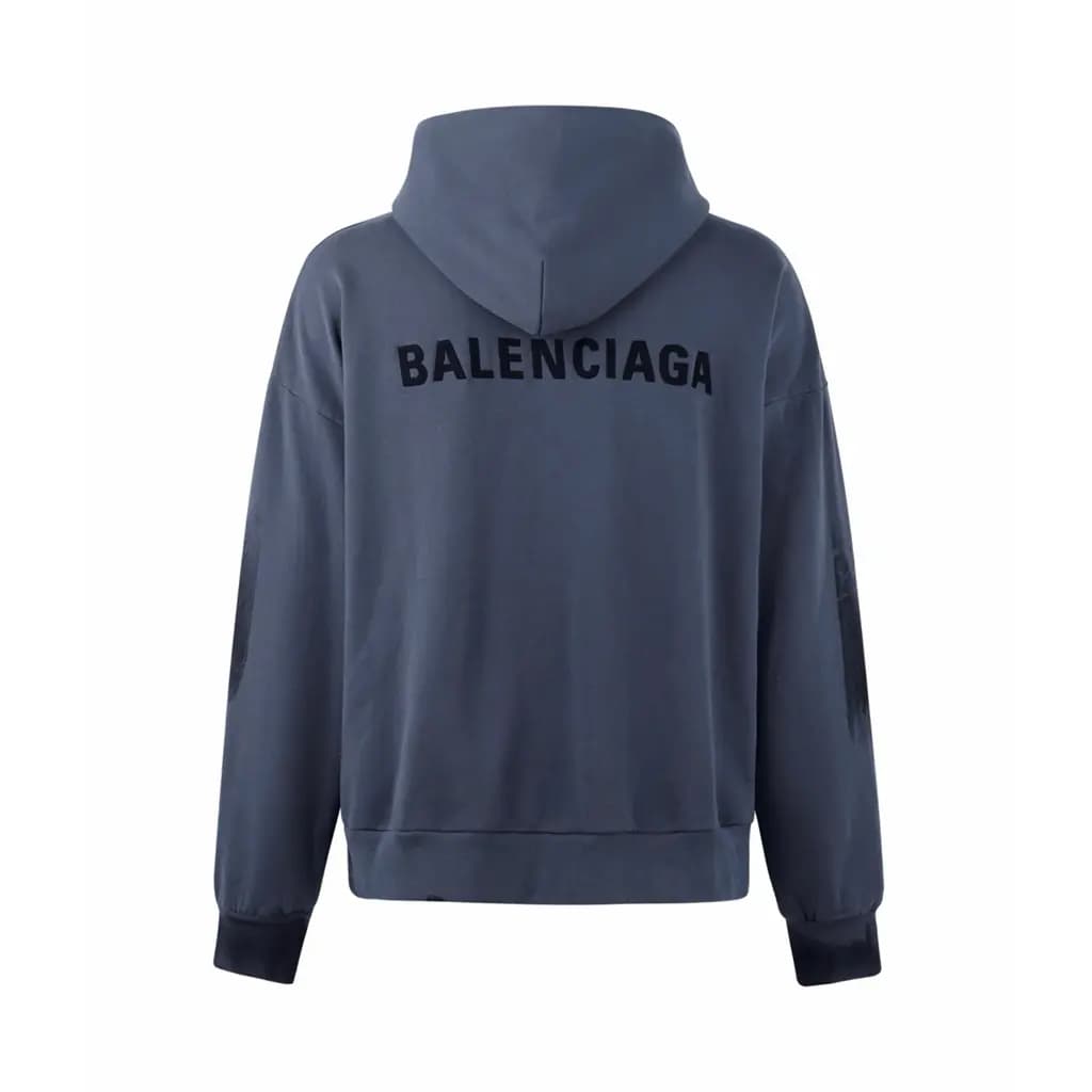 발렌시아가 BALENCIAGA 25SS 워시드 페인팅 후드 집업 상세 이미지
