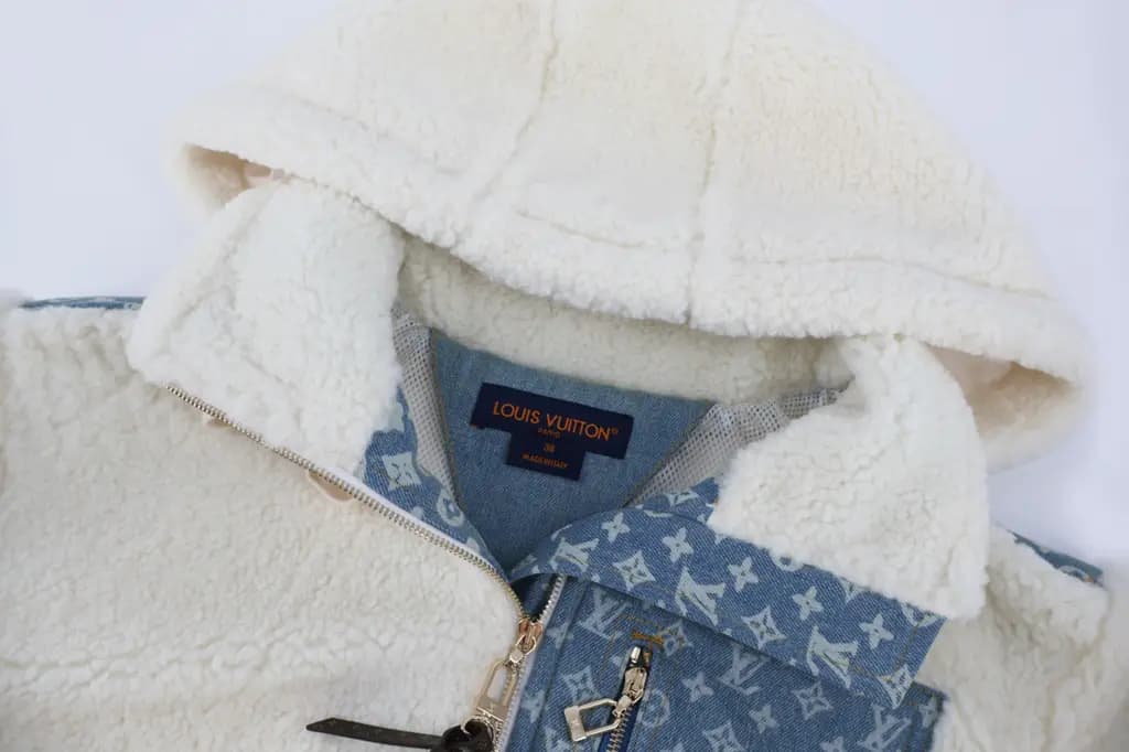 루이비통 LOUIS VUITTON 쉐르파 플리스 후드 집업 상세 이미지