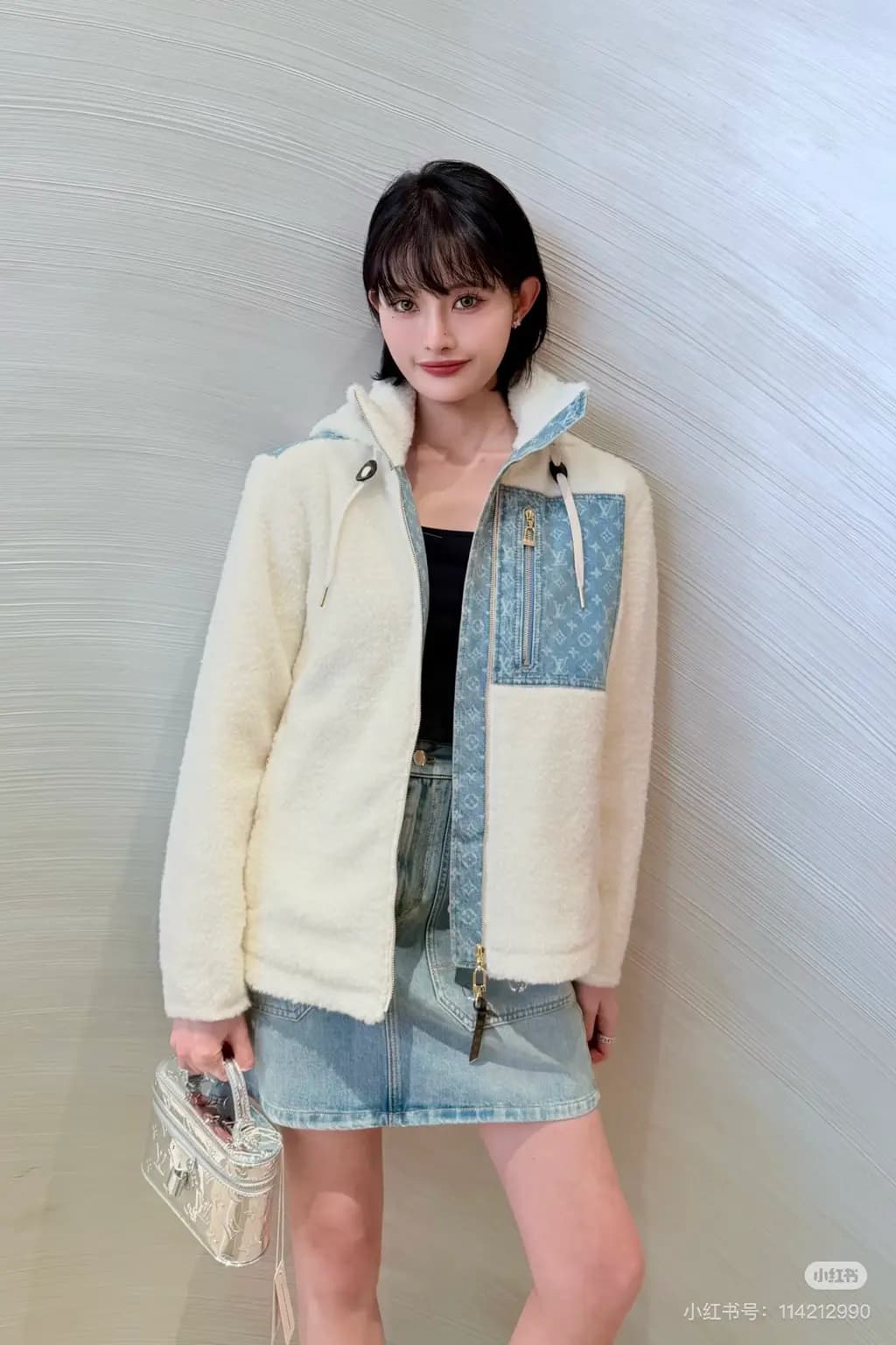 루이비통 LOUIS VUITTON 쉐르파 플리스 후드 집업 상세 이미지