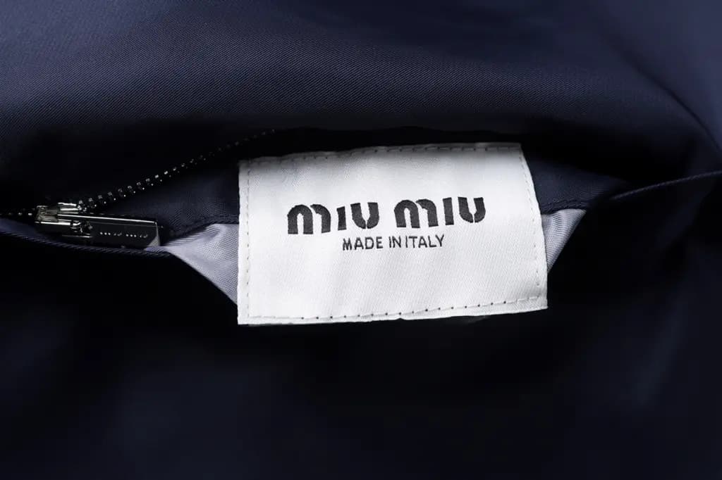 미우미우 MIU MIU 리버서블 테크 니트 후드 봄버 자켓 상세 이미지