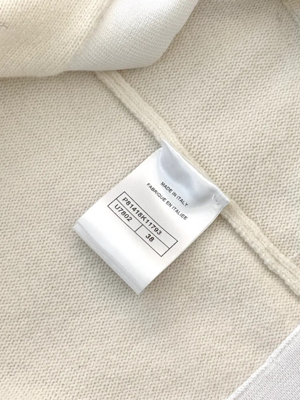 샤넬 CHANEL 울 블렌드 크롭 니트 카디건 상세 이미지