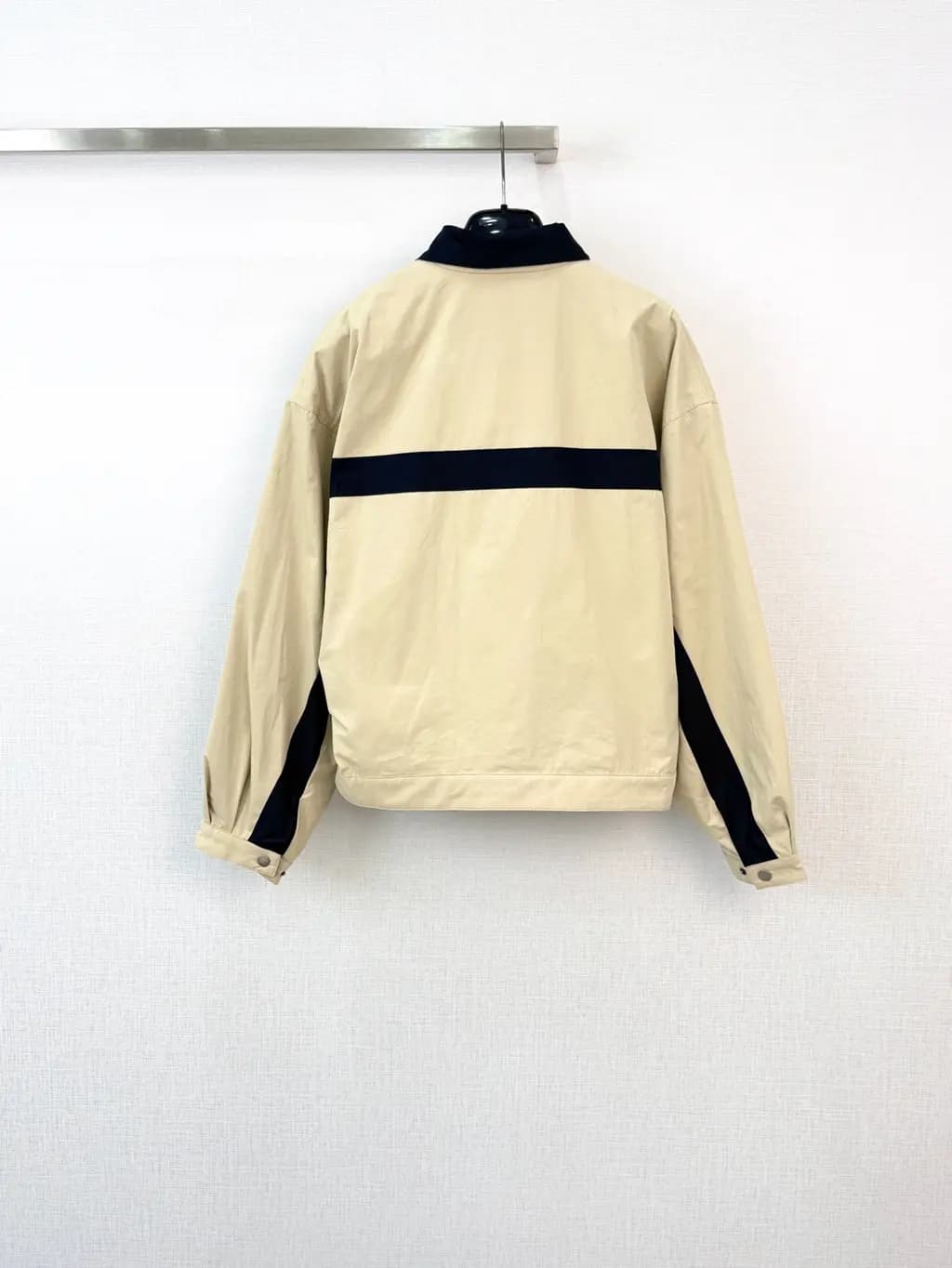 생로랑 SAINT LAURENT 컬러 블록 스트라이프 집업 자켓 상세 이미지