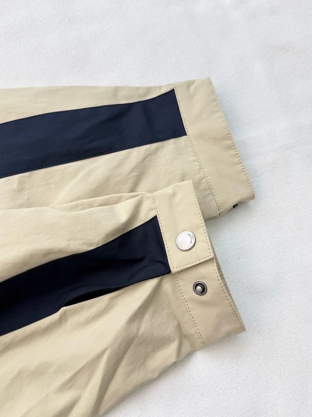 생로랑 SAINT LAURENT 컬러 블록 스트라이프 집업 자켓 상세 이미지