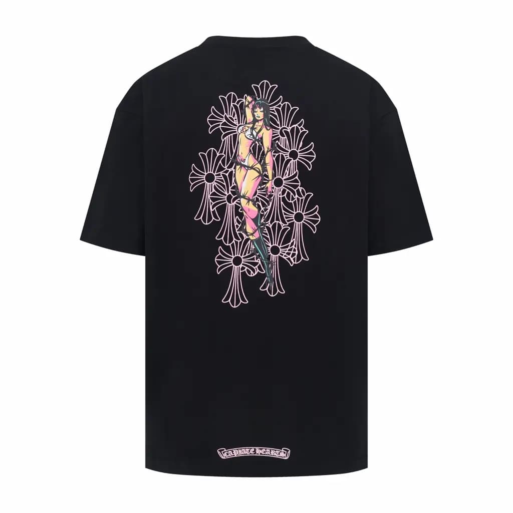 크롬하츠 CHROME HEARTS DEADLY DOLL 오버사이즈 티셔츠 상세 이미지