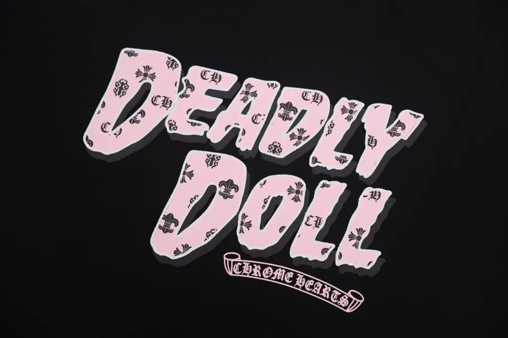 크롬하츠 CHROME HEARTS DEADLY DOLL 오버사이즈 티셔츠 상세 이미지