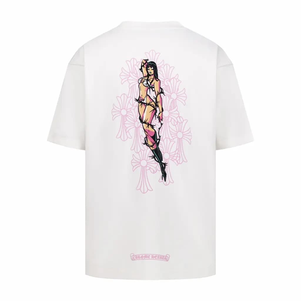 크롬하츠 CHROME HEARTS DEADLY DOLL 오버사이즈 티셔츠 상세 이미지