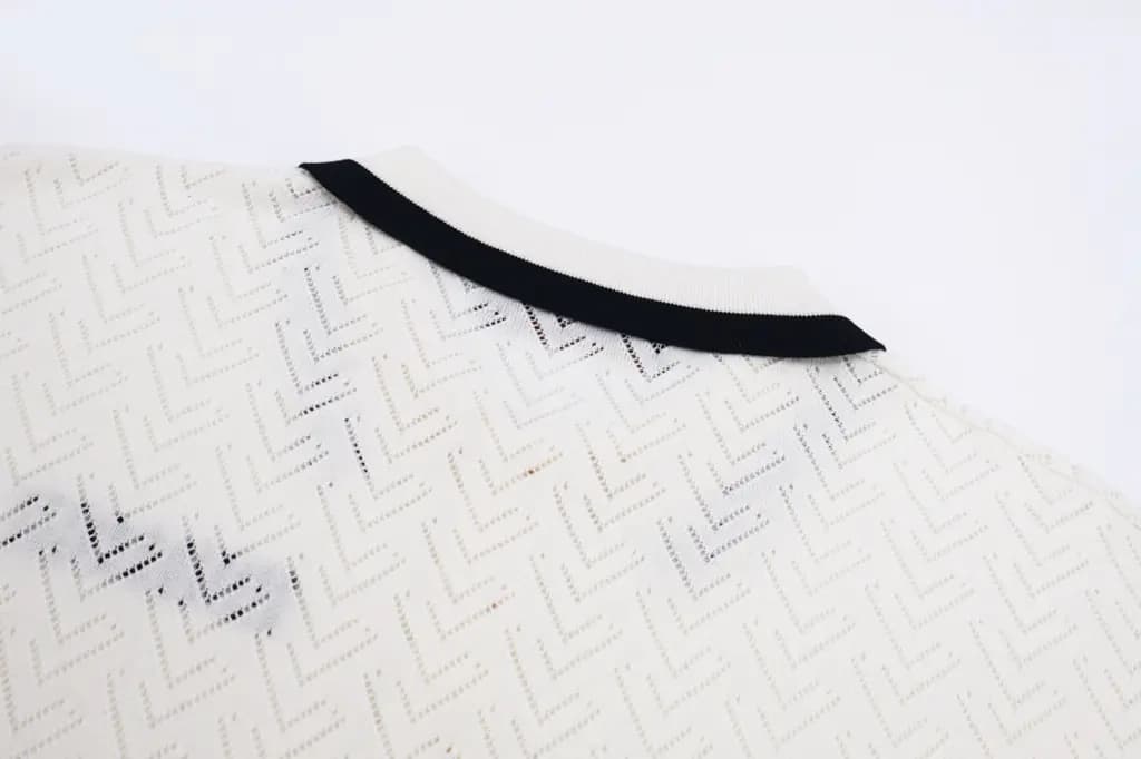 루이비통 LOUIS VUITTON 메쉬 자카드 폴로 셔츠 상세 이미지