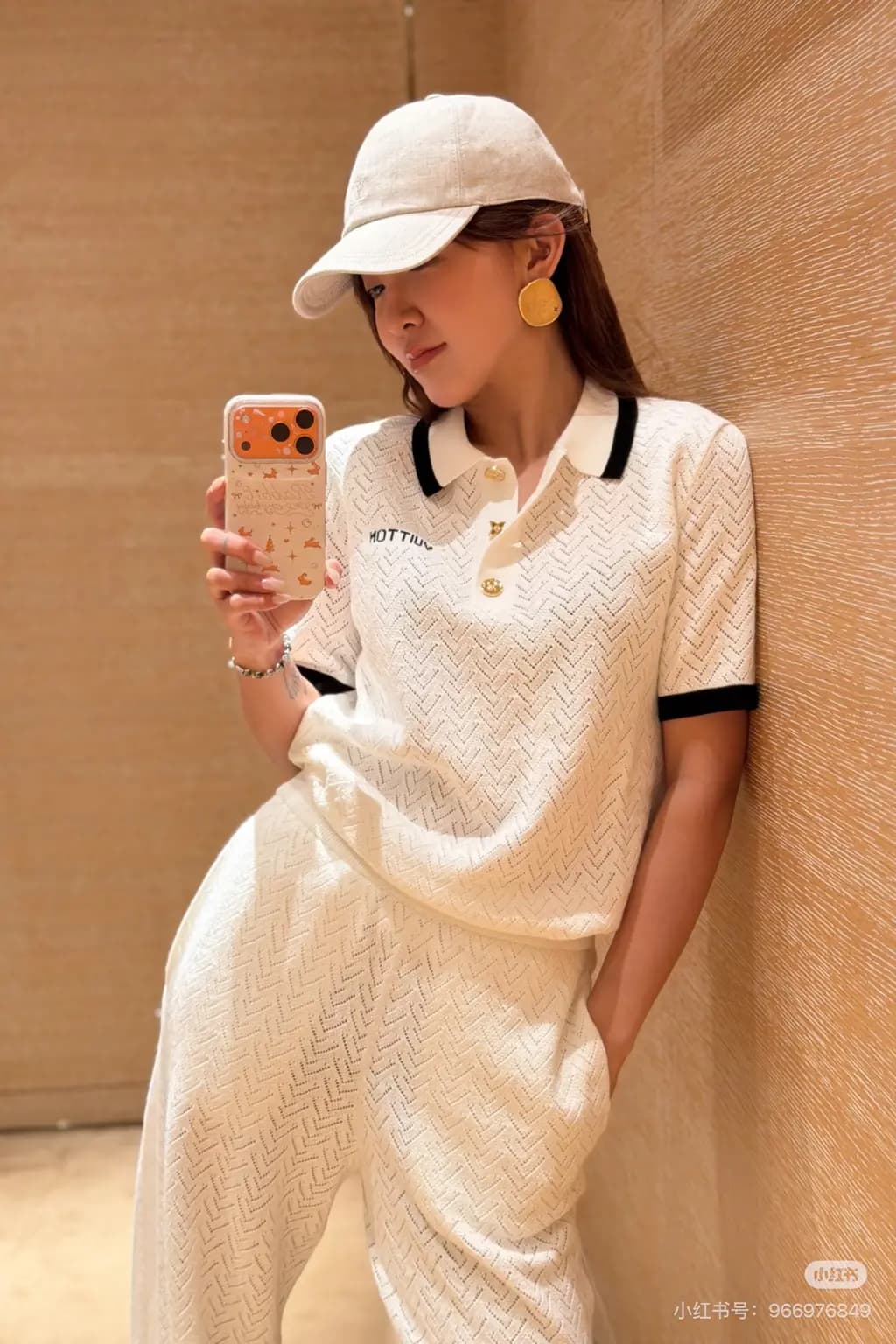 루이비통 LOUIS VUITTON 메쉬 자카드 폴로 셔츠 상세 이미지