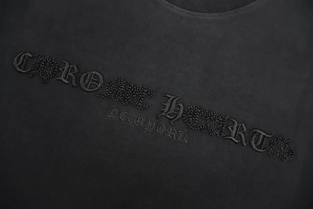 크롬하츠 CHROME HEARTS 올오버 자수 헤비웨이트 티셔츠 상세 이미지