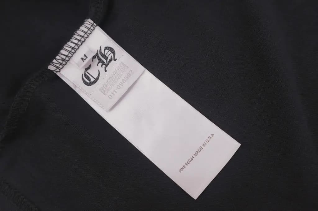 크롬하츠 CHROME HEARTS 올오버 자수 헤비웨이트 티셔츠 상세 이미지