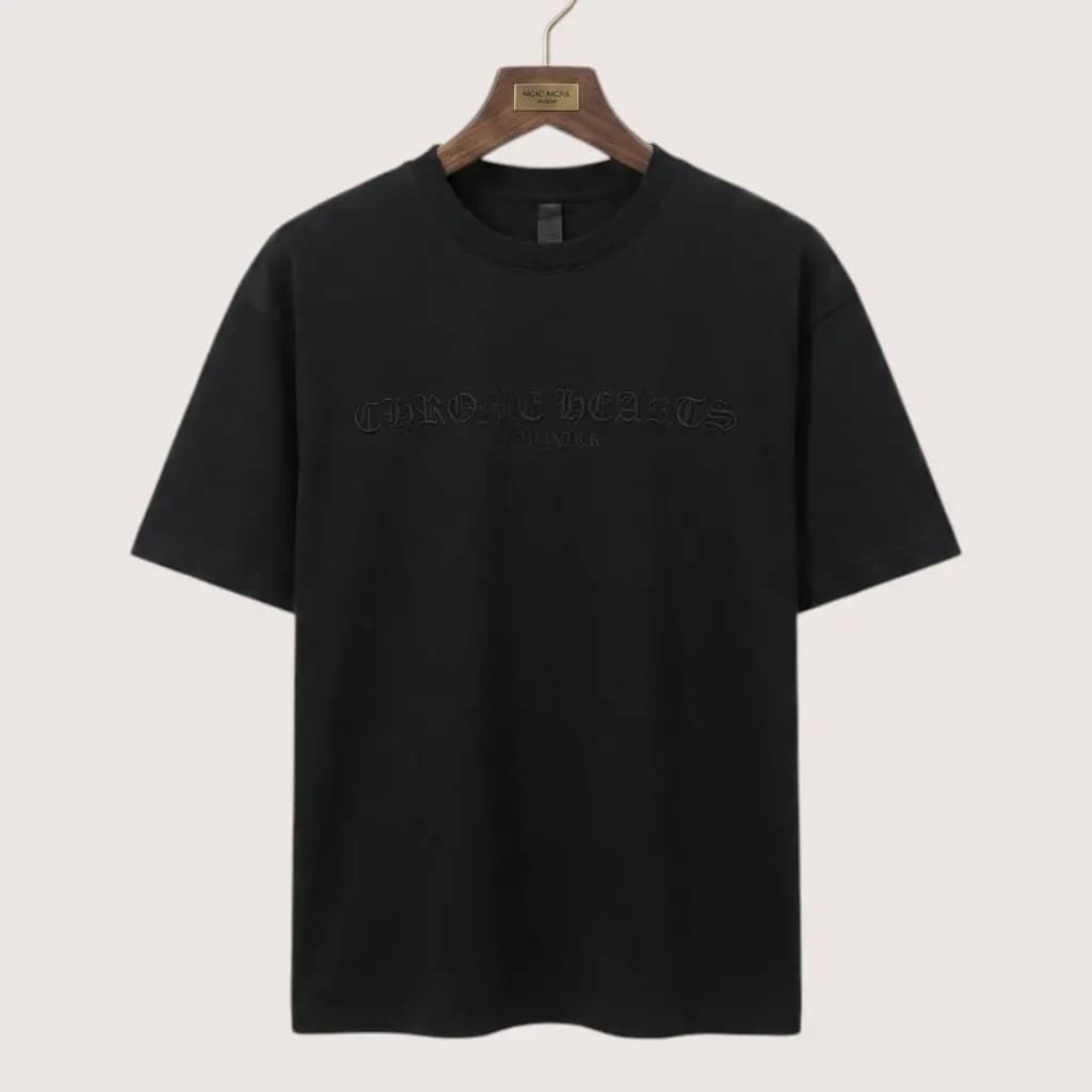 CHROME HEARTS 올오버 자수 헤비웨이트 티셔츠