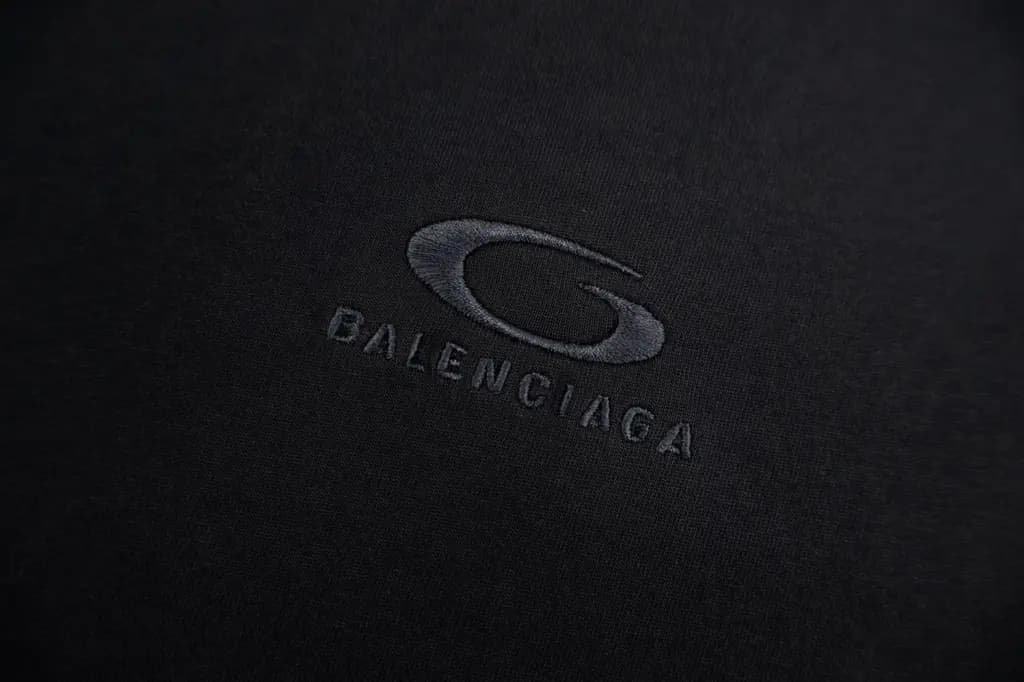 발렌시아가 BALENCIAGA 파리 레터 자수 핸드페인팅 그래피티 티셔츠 상세 이미지