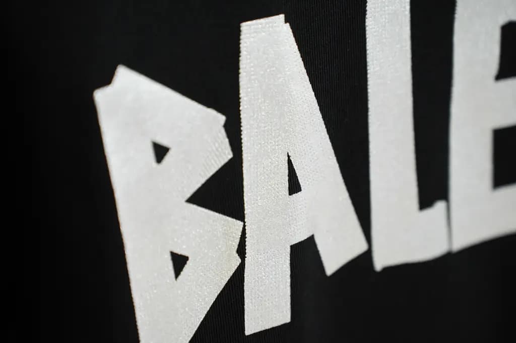 발렌시아가 BALENCIAGA 헤비듀티 프린트 크루넥 반팔 티셔츠 상세 이미지