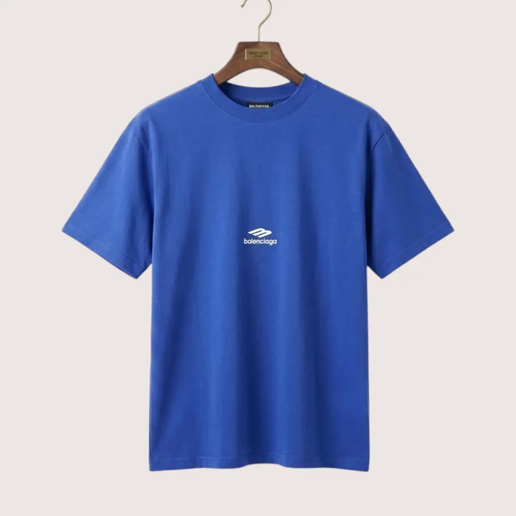 BALENCIAGA M 로고 오버핏 크루넥 반팔 티셔츠