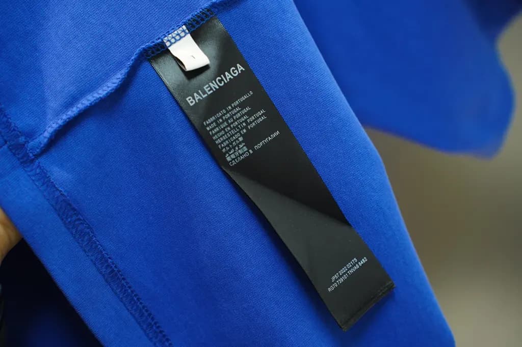 발렌시아가 BALENCIAGA M 로고 오버핏 크루넥 반팔 티셔츠 상세 이미지