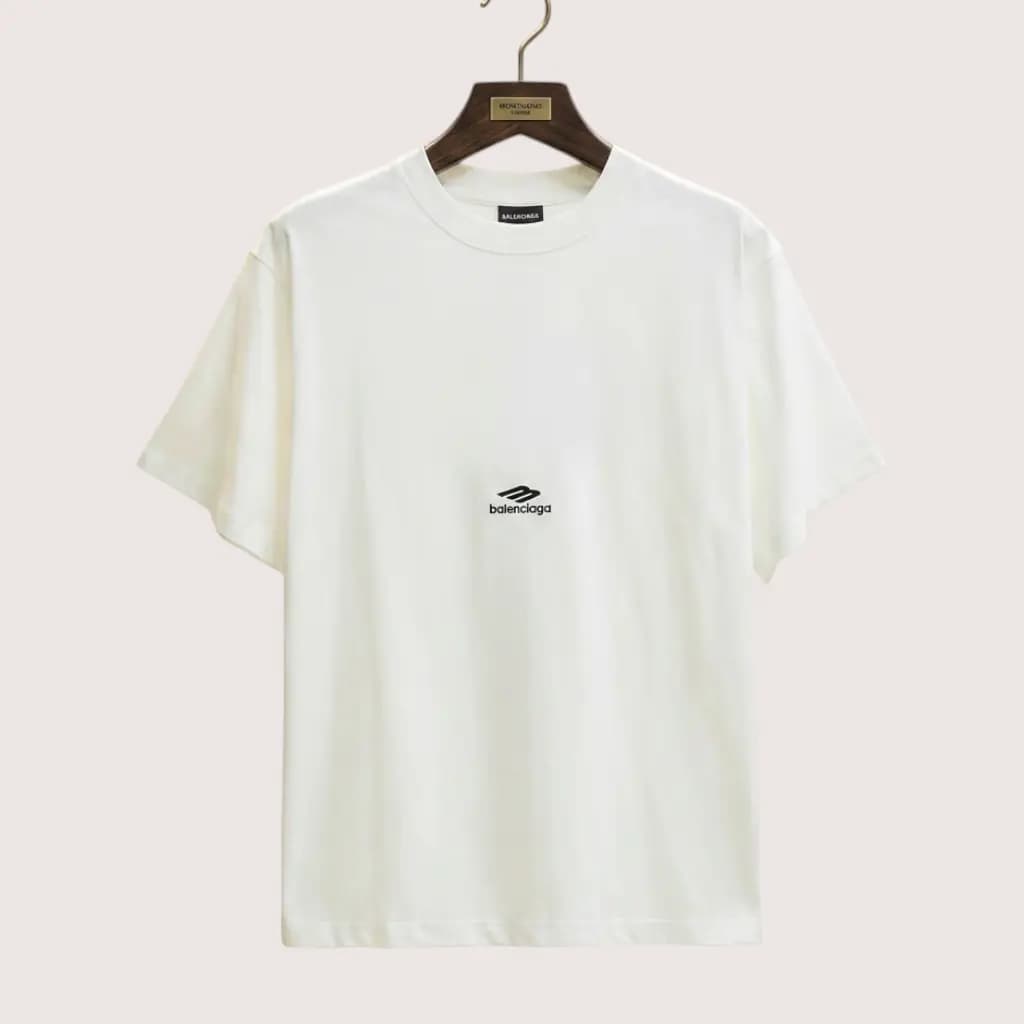 BALENCIAGA M 로고 오버핏 크루넥 반팔 티셔츠
