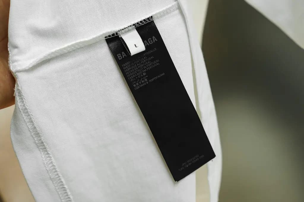 발렌시아가 BALENCIAGA M 로고 오버핏 크루넥 반팔 티셔츠 상세 이미지