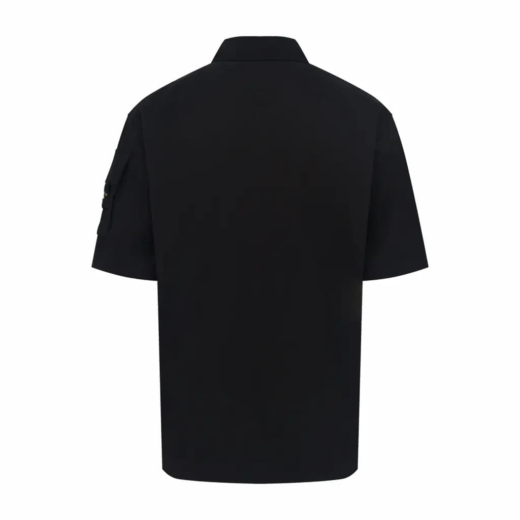 스톤아일랜드 STONE ISLAND 컴퍼스 로고 워크웨어 쇼츠leeve 셔츠 상세 이미지