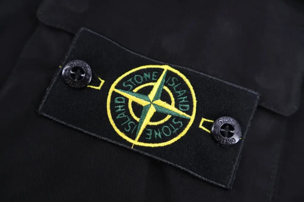 스톤아일랜드 STONE ISLAND 컴퍼스 로고 워크웨어 쇼츠leeve 셔츠 상세 이미지
