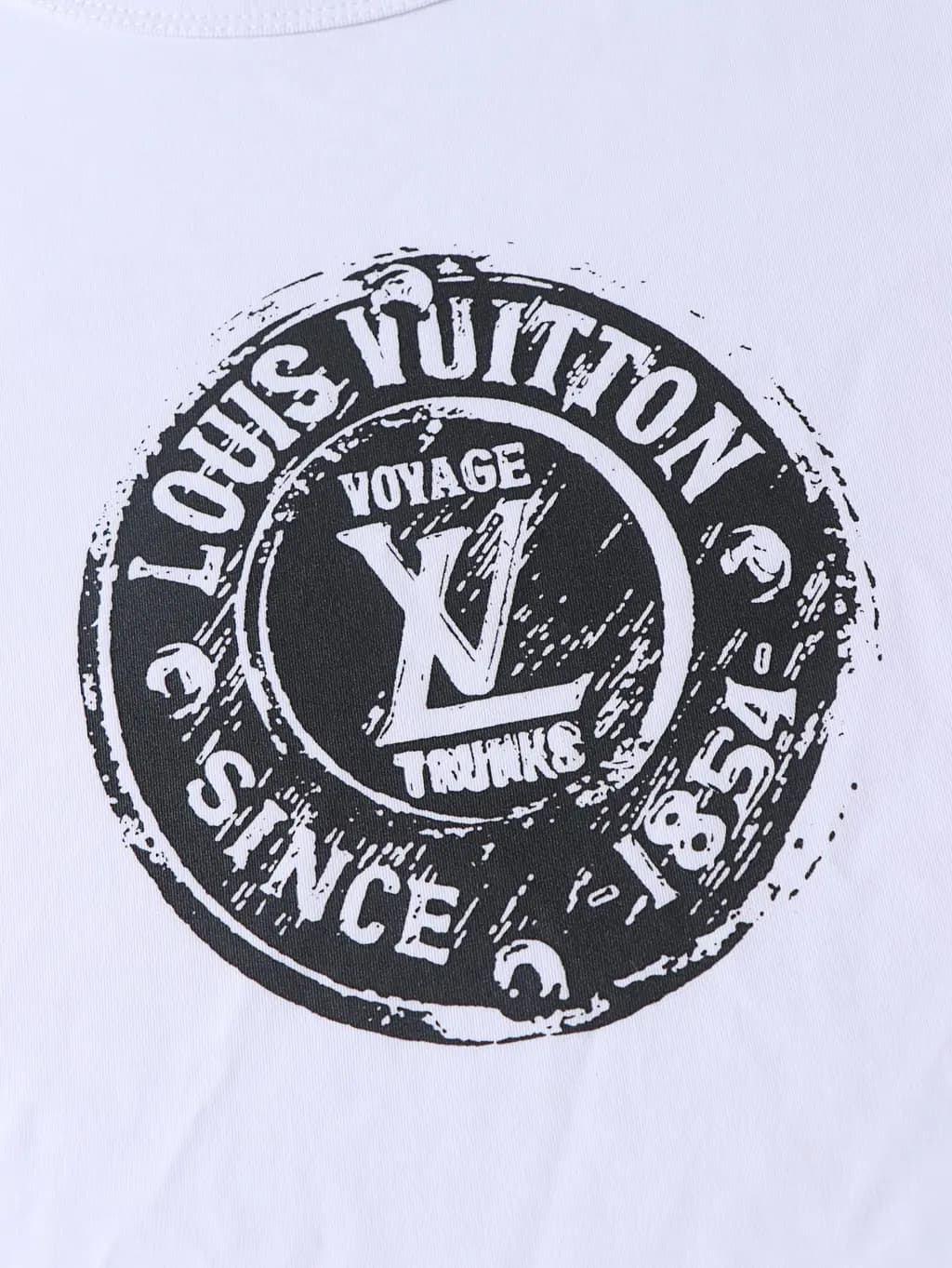 루이비통 LOUIS VUITTON 시그니처 서클 로고 반팔 티셔츠 상세 이미지