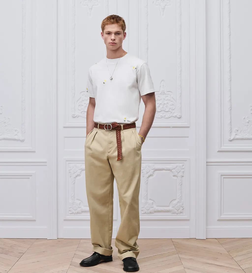 디올 DIOR 마르그리트 데이지 자수 티셔츠 상세 이미지
