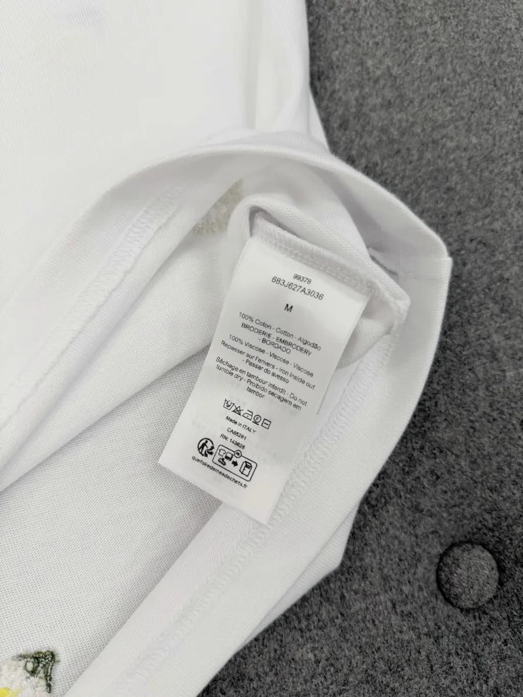 디올 DIOR 마르그리트 데이지 자수 티셔츠 상세 이미지