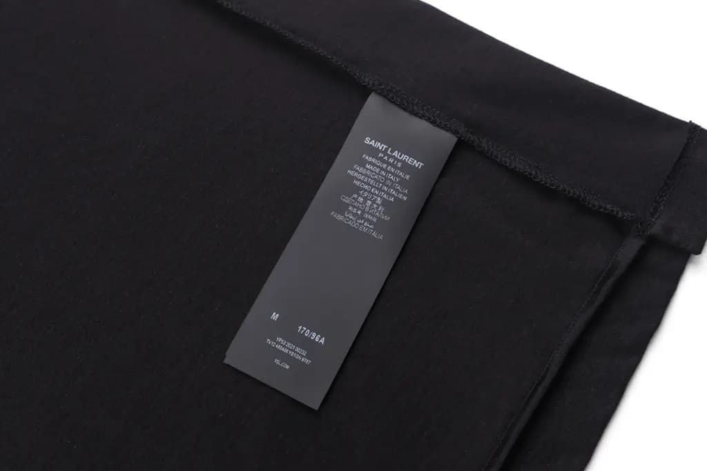 생로랑 SAINT LAURENT 시그니처 그래픽 티셔츠 상세 이미지