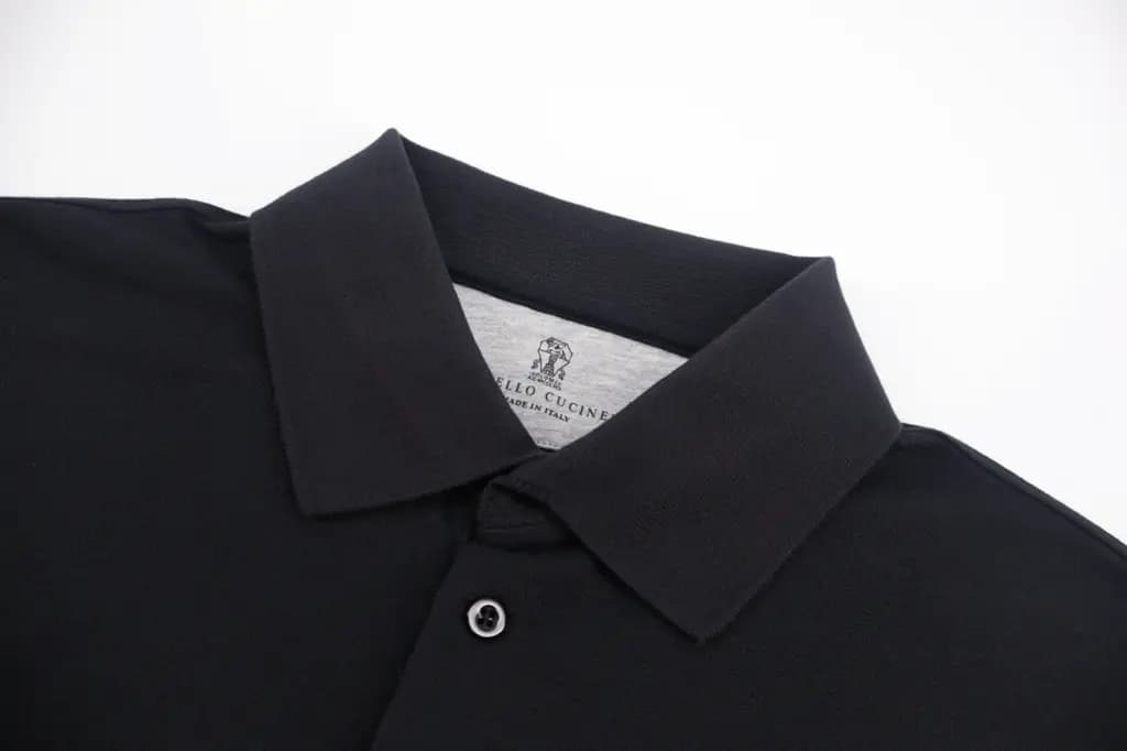 보스넬로쿠치넬리 BRUNELLO CUCINELLI 머서라이즈드 폴로 셔츠 상세 이미지
