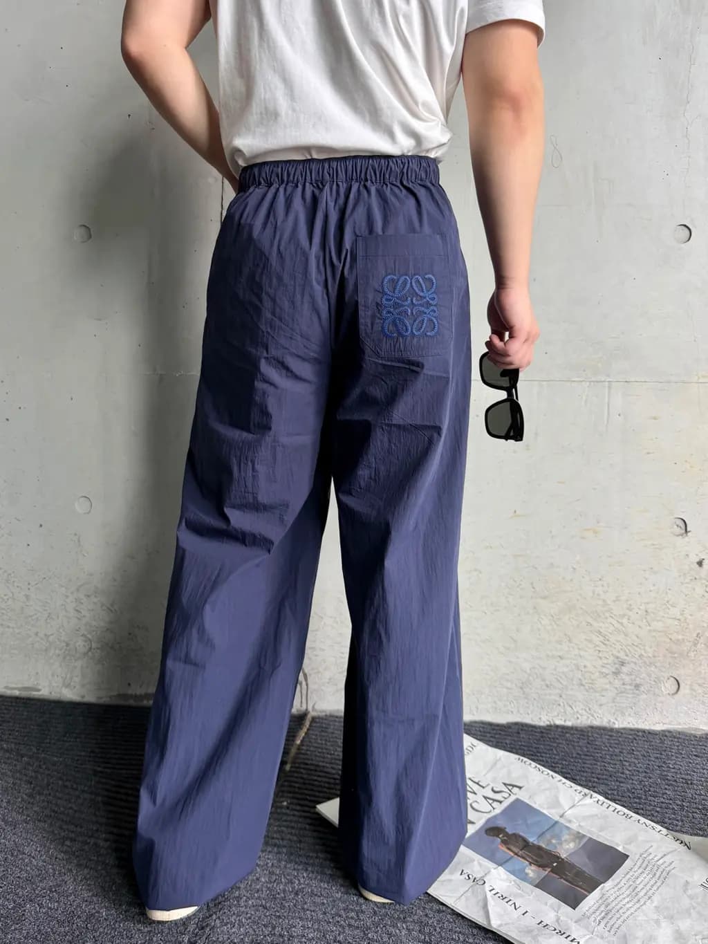 로에베 LOEWE Paula's Ibiza 와이드 레그 팬츠 상세 이미지