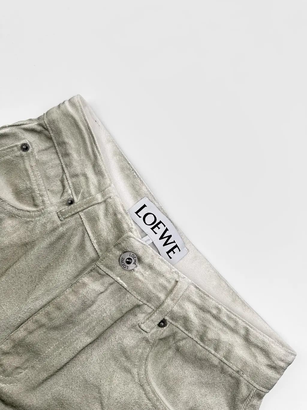 로에베 LOEWE 클라우드 다이 스모키 데님 팬츠 상세 이미지