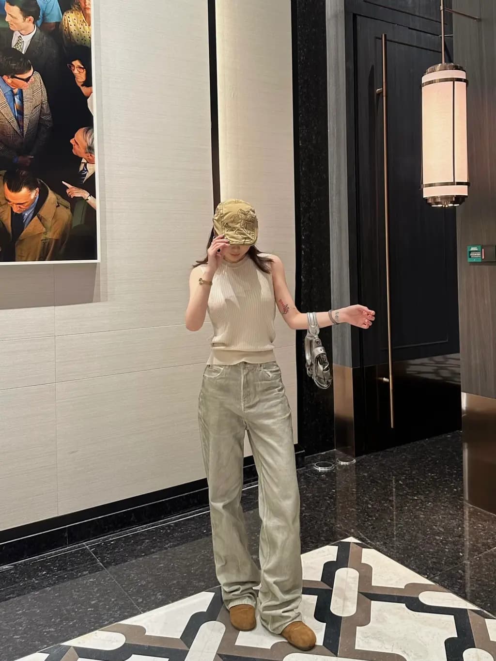 로에베 LOEWE 클라우드 다이 스모키 데님 팬츠 상세 이미지