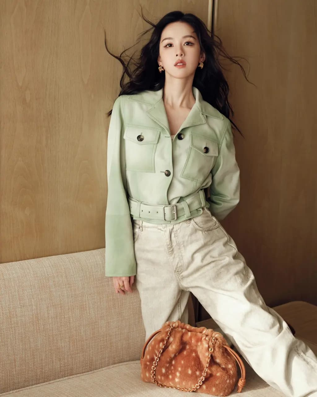 로에베 LOEWE 클라우드 다이 스모키 데님 팬츠 상세 이미지