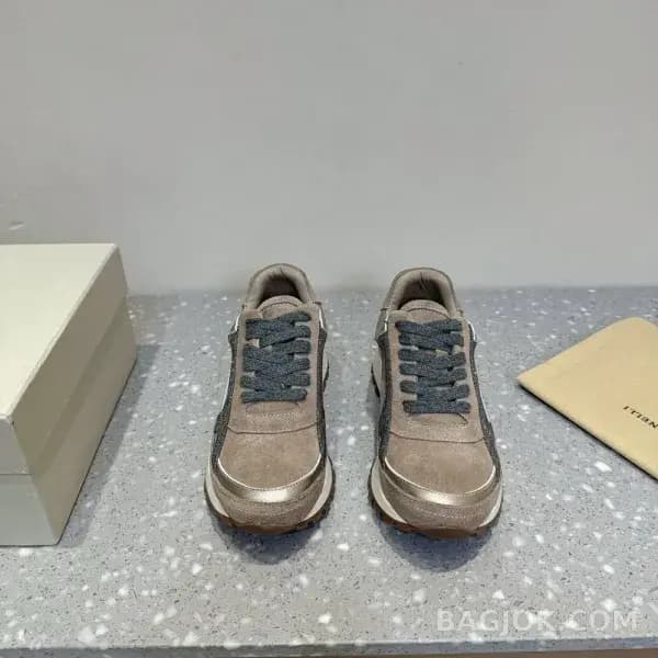 보스넬로쿠치넬리 보스넬로 쿠치넬리 크로스 패널 스니커즈 상세 이미지